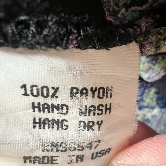 Lady Reiner Medium Black Long Sleeve Button Up Western Cowgirl Shirt Lasso Boots - Picture 6 of 6